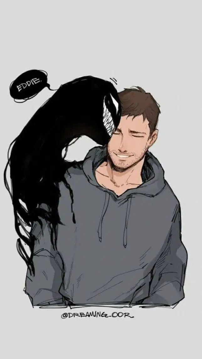 ai character: Eddie and venom  background