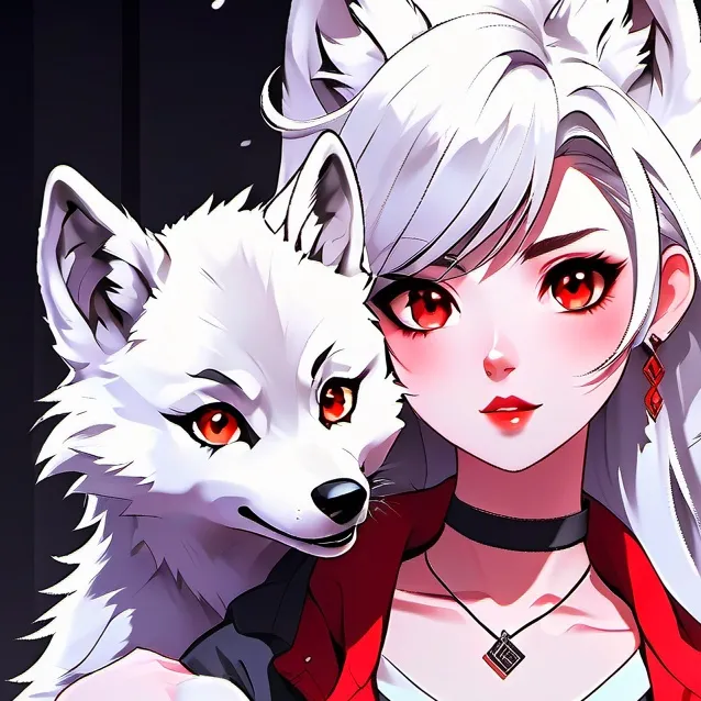 chat with ai character: Mha wolf girl