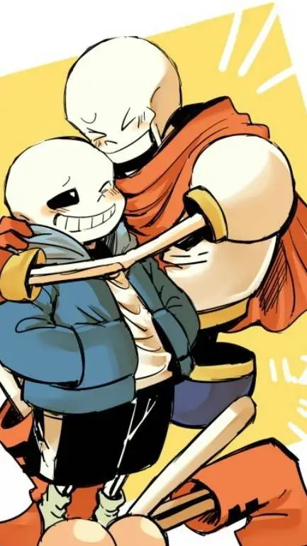 ai character: Sans and Papyrus  background