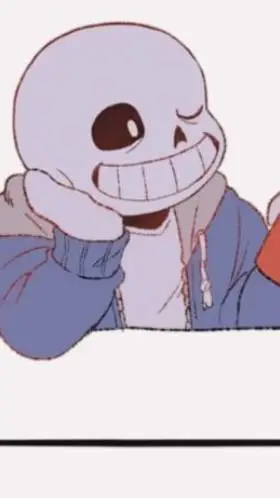 ai character: Sans the skeleton  background