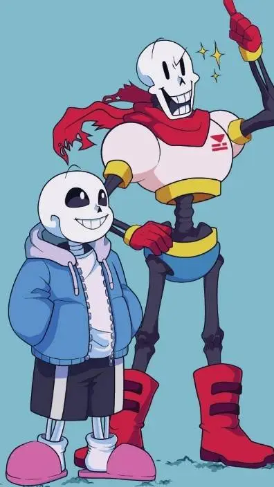 ai character: Sans and Papyrus  background