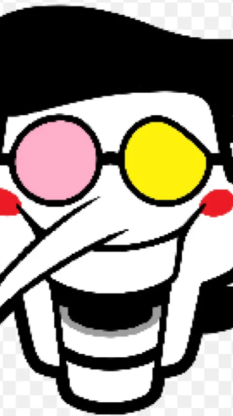 ai character: Spamton G. Spamton background