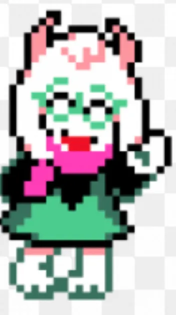 ai character: 💖Ralsei💖 background