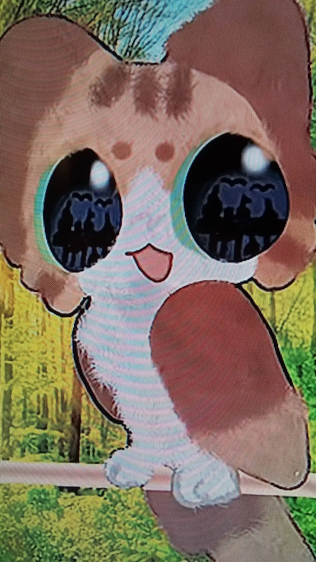 ai character: me × meowl/you background