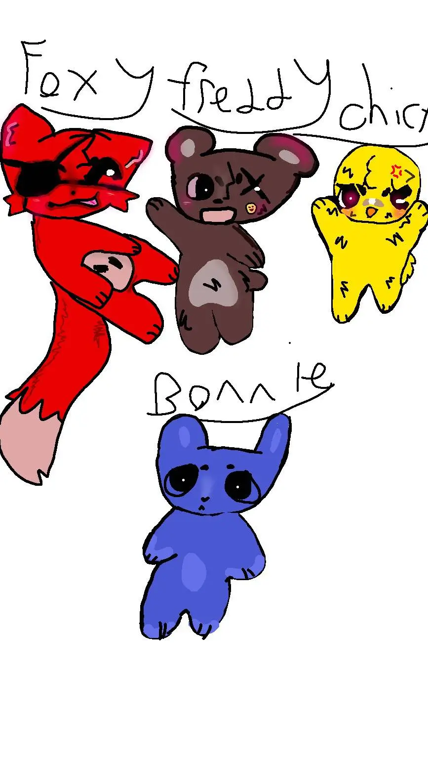 ai character: chibi fnaf background