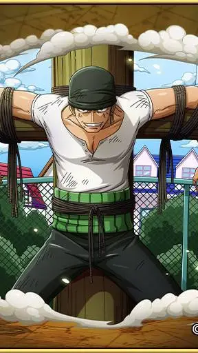 ai character: zoro background