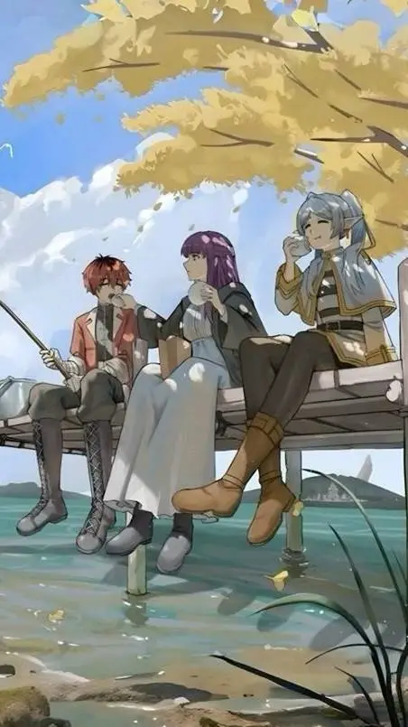 ai character: Frierens Group background