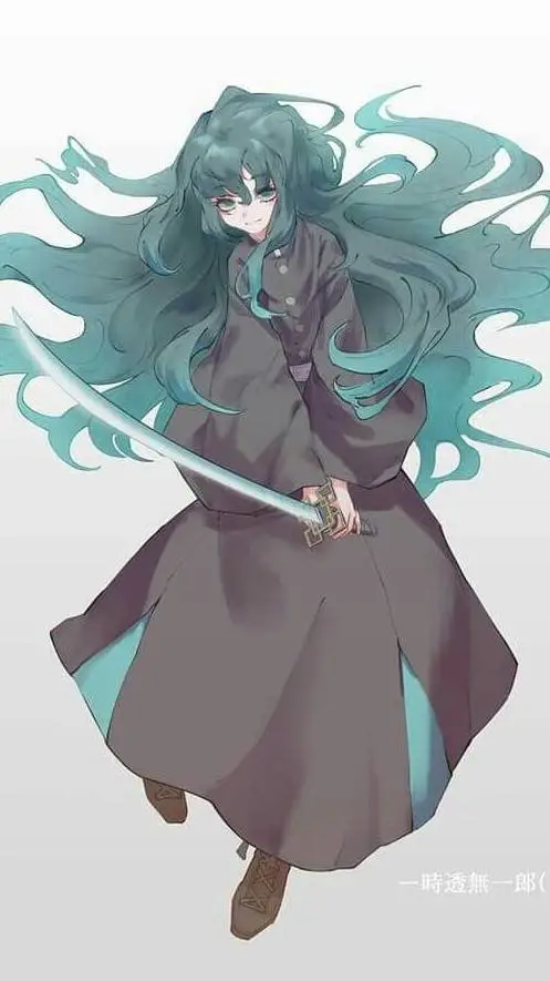 ai character: female muichiro  background