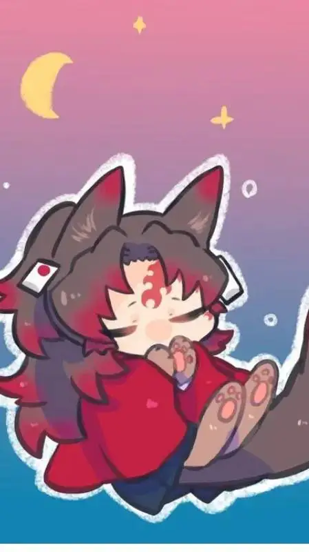 ai character: cat yoriichi  background