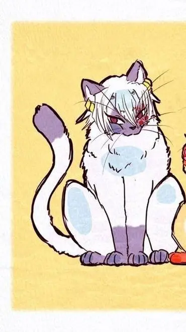 ai character: cat tengen Uzi  background