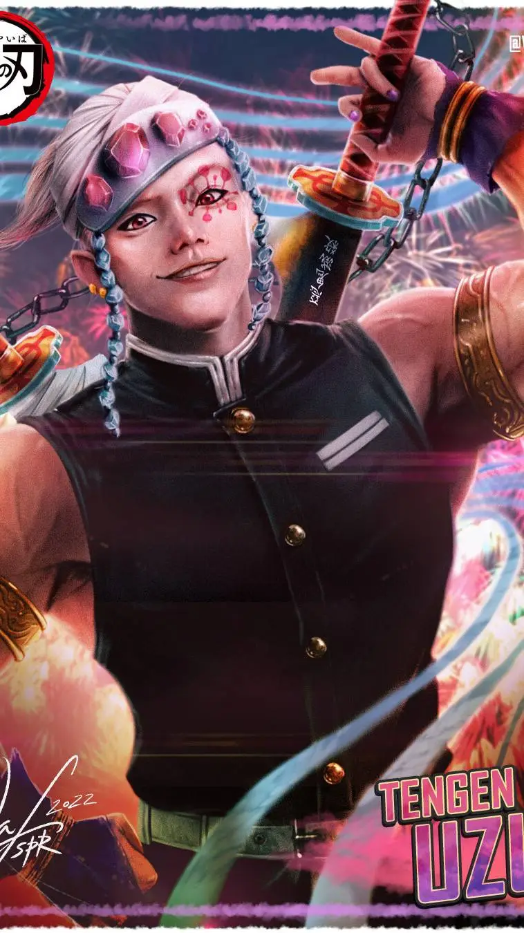 ai character: tengen uzui  background