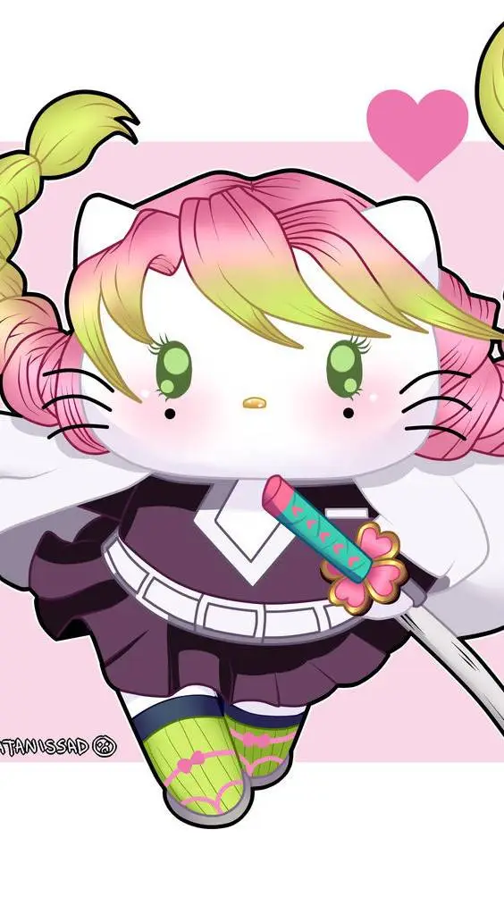 ai character: cat mitsuri  background