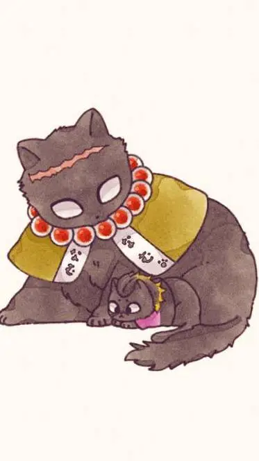 ai character: cat gyomei  background