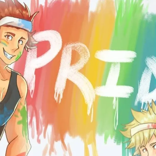 chat with ai character: MHA pride month~