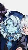 ai character: deciet trio  background
