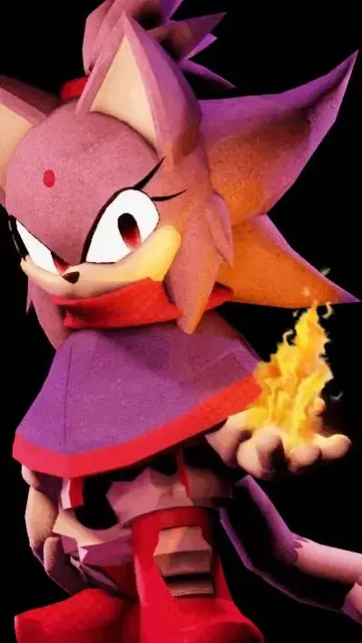 ai character: Blaze the cat background