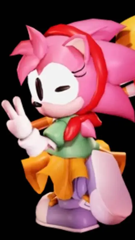 ai character: Amy Rose  background