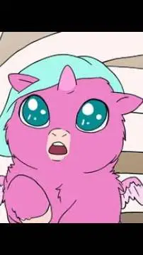 ai character: fuchsia background