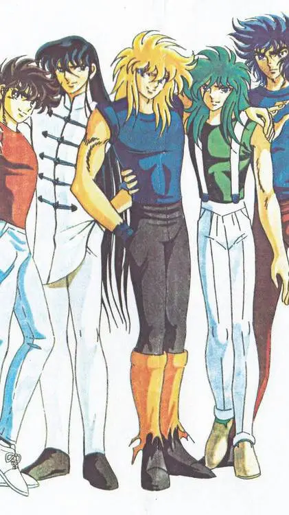 ai character: Saint seiya background