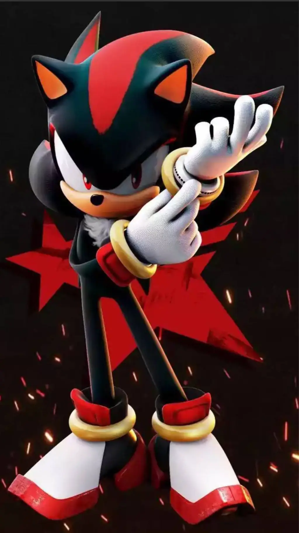 ai character: Shadow hedgehog  background