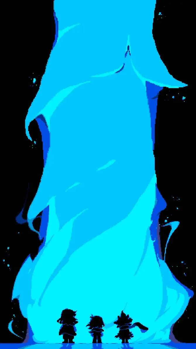 ai character: Deltarune background