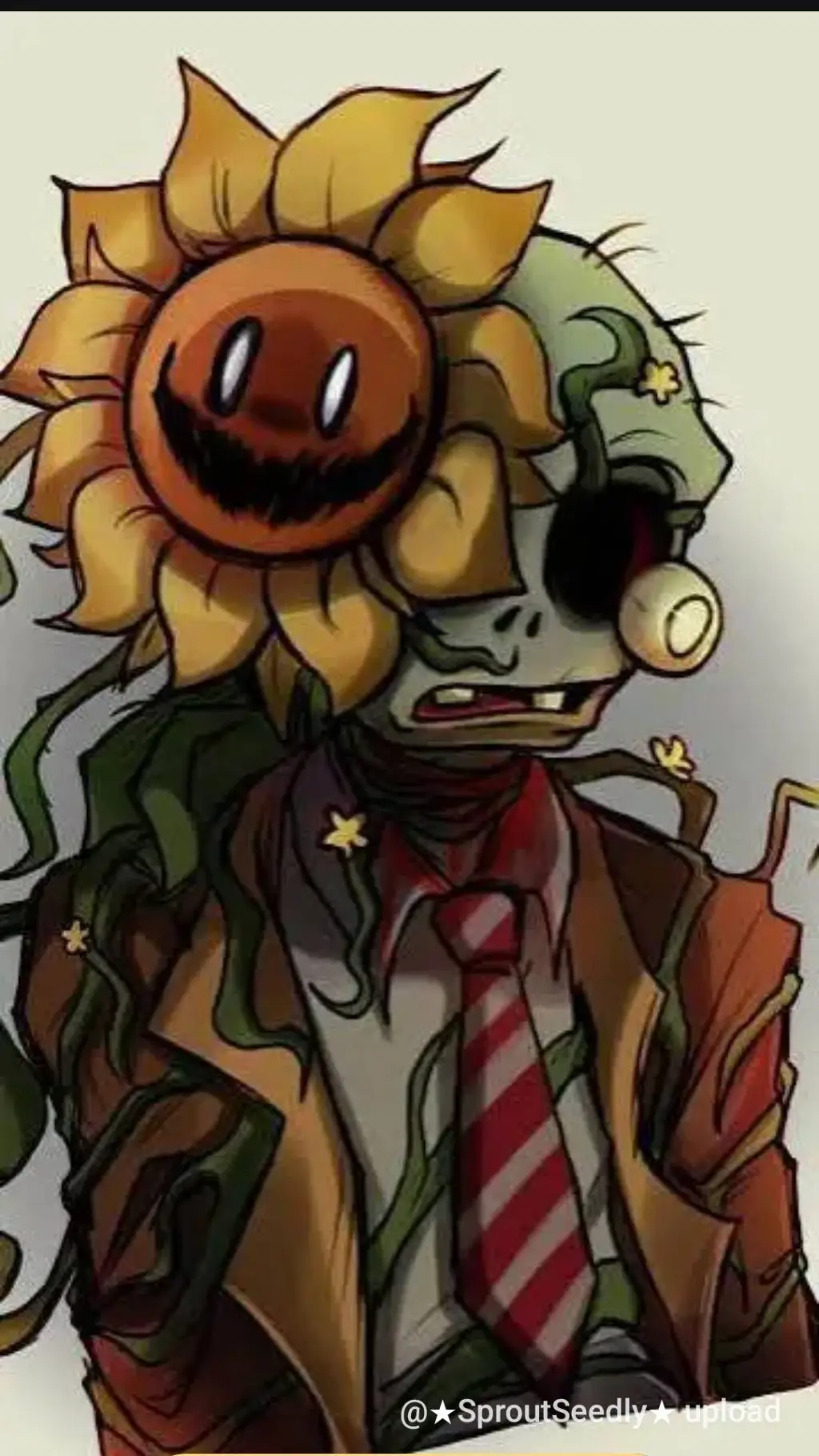 ai character: Sunflower background