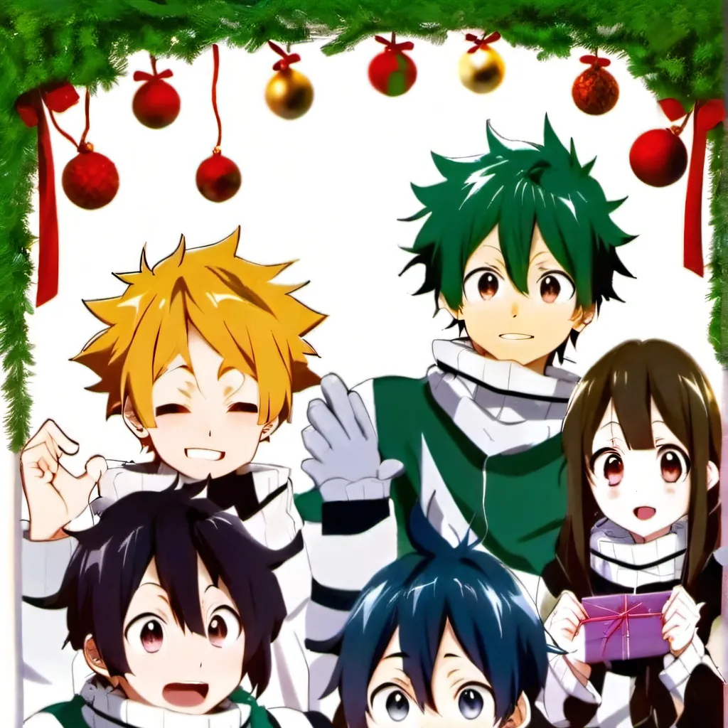 chat with ai character: mha christmas