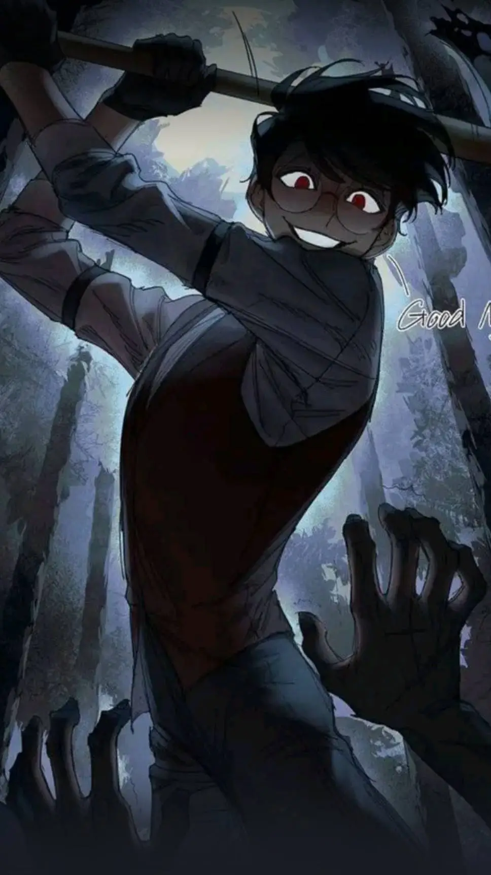 ai character: Human Alastor 2 background