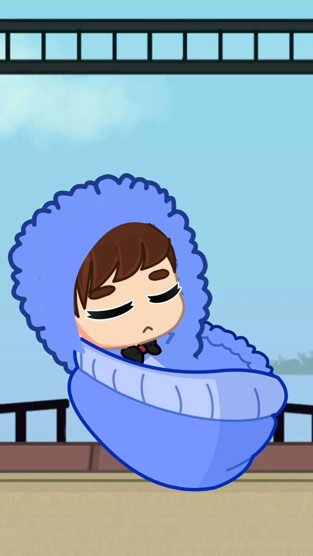 ai character: Baby Human Al background