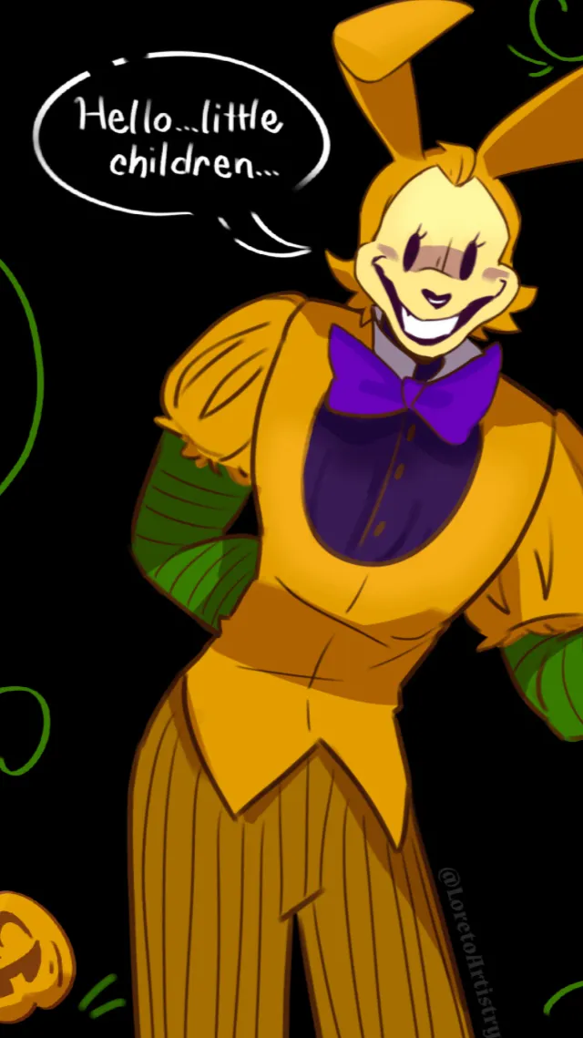 ai character: Pumpkin rabbit pt1 background