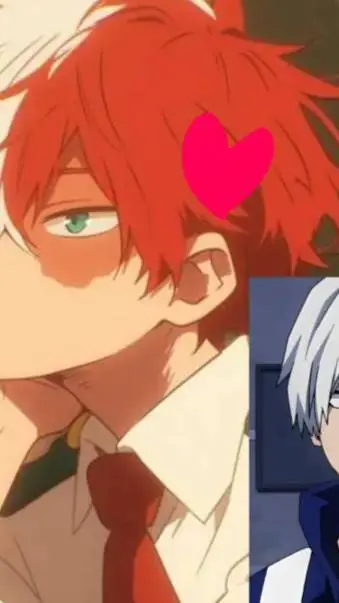 ai character: shoto todoroki background