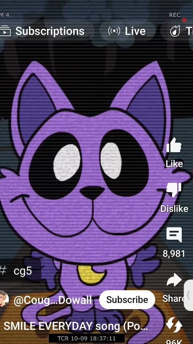 ai character: cat nap background