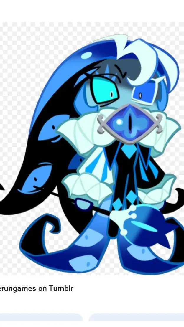 ai character: Shadow milk cookie background