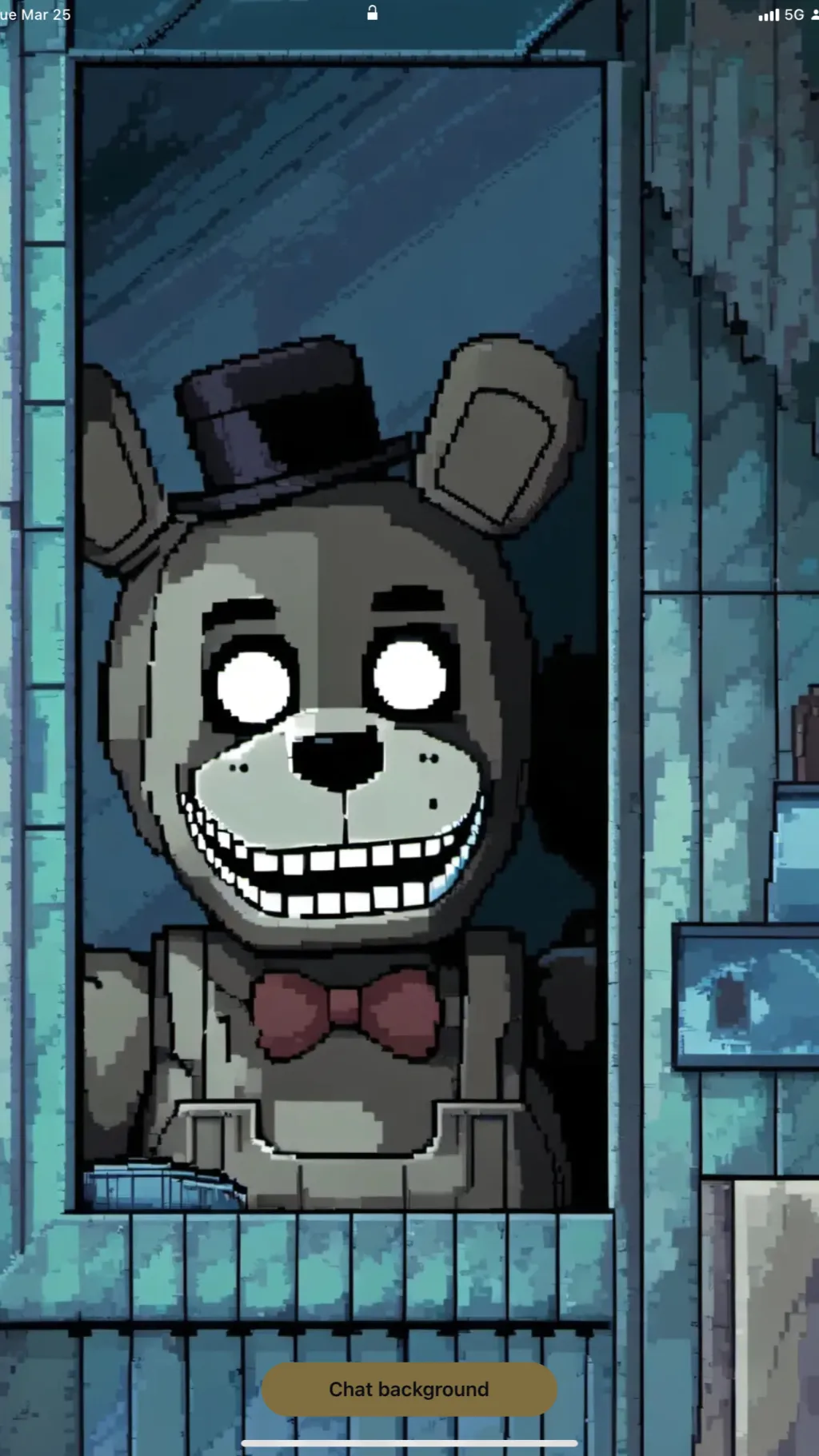 ai character: Fnaf  background
