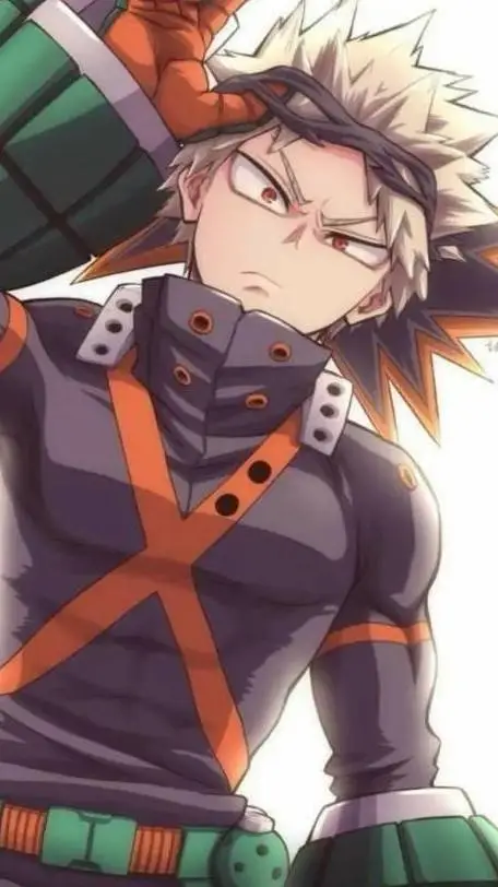 ai character: katsuki bakugo  background