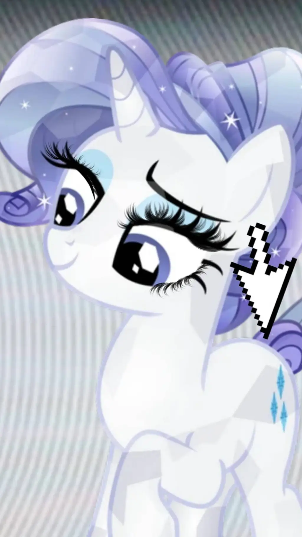 ai character: 💎💠🌊 RARITY 🌊💠💎 background