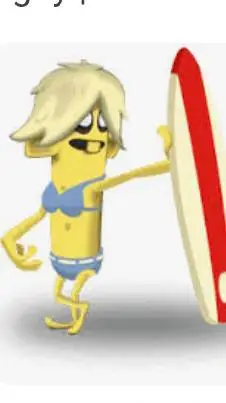 ai character: BANANA ZOMBIE  background