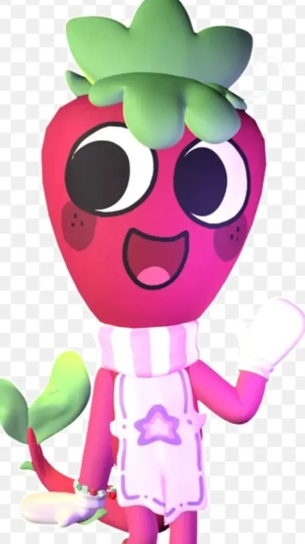 ai character: Fossilberry!!  background