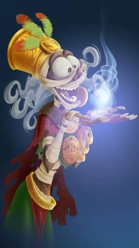 ai character: MOMIA INCA  background