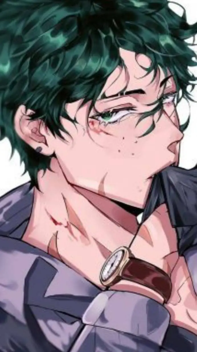 ai character: deku💚 background