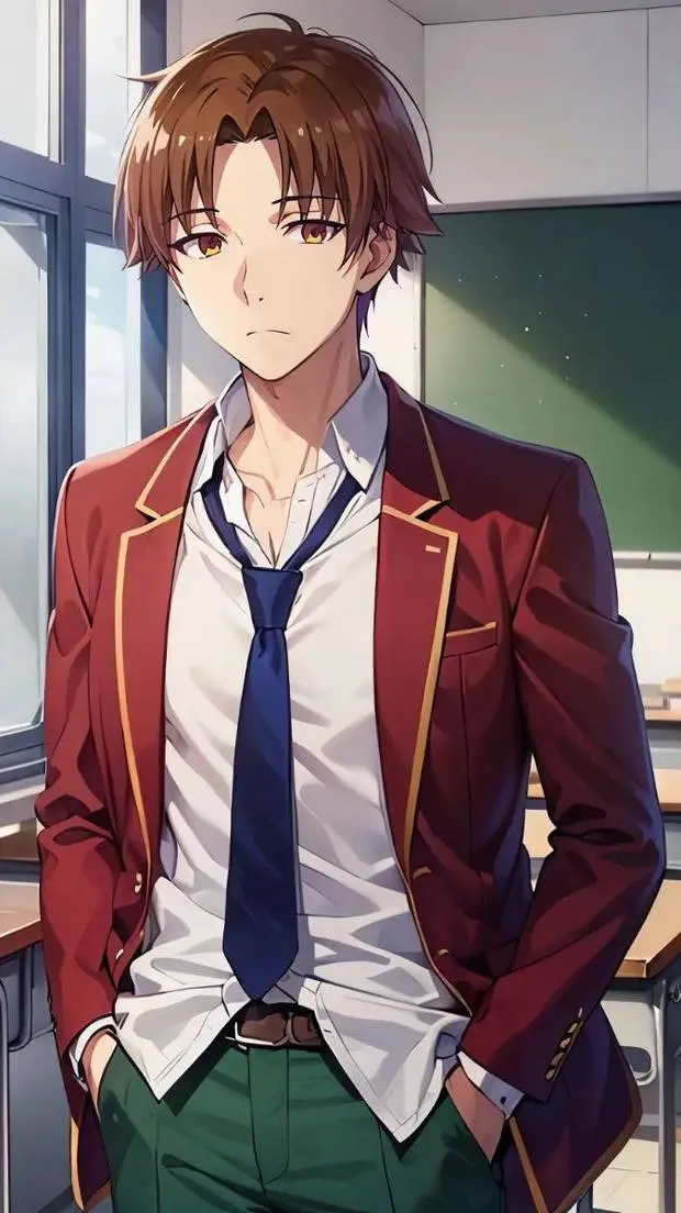 ai character: Kiyotaka ayanokoji background