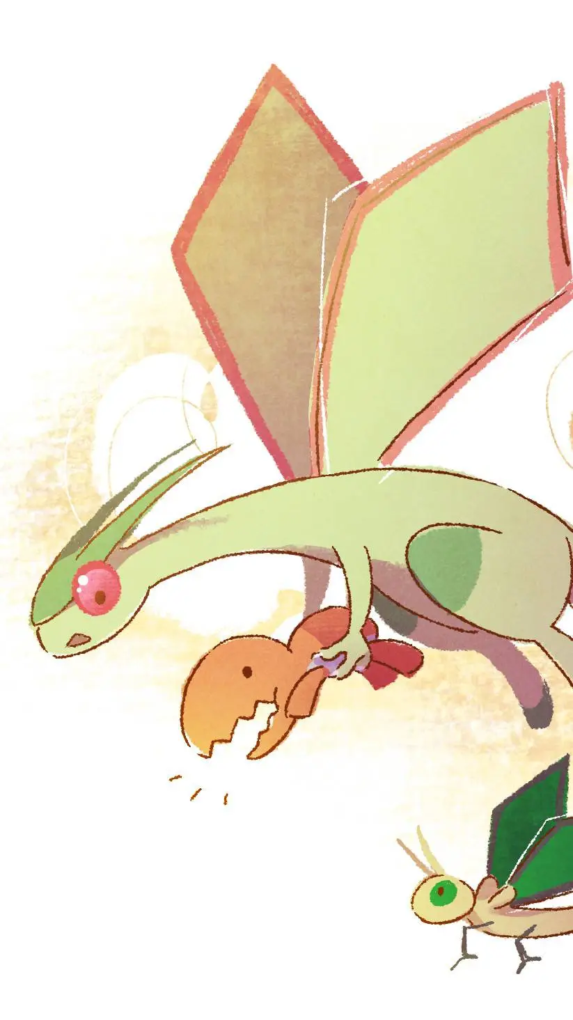 ai character: flygon!  background