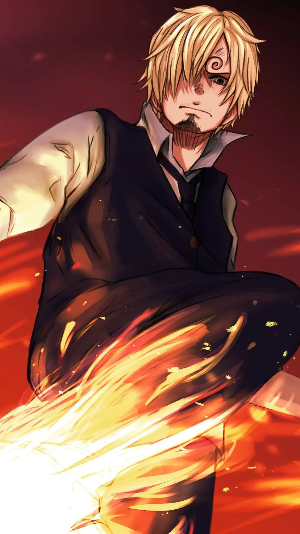 ai character: Sanji [One Piece] background