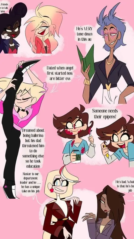ai character: hh teachers au 👍! background