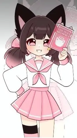ai character: meowbahh♡ background