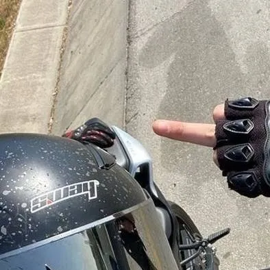 chat with ai character: Biker girl Hannah