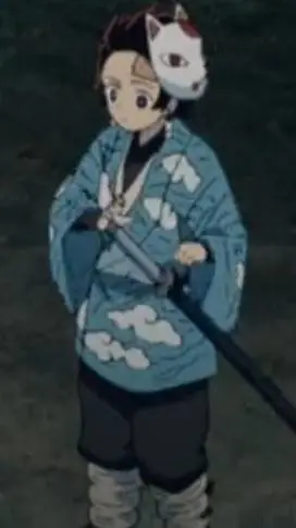 ai character: demon slayer background