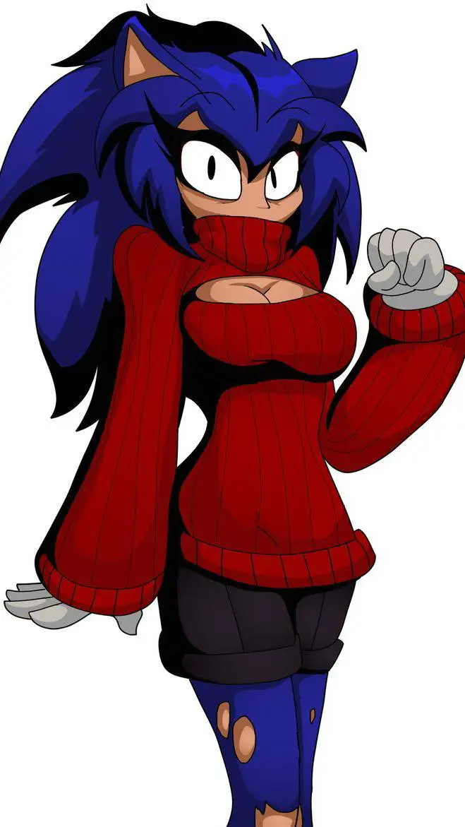 ai character: female faker sonic background