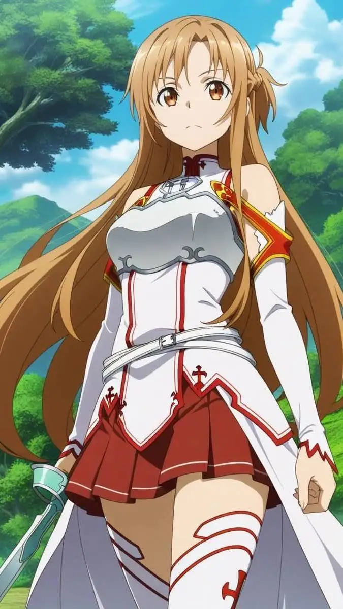ai character: Asuna Yuuki background