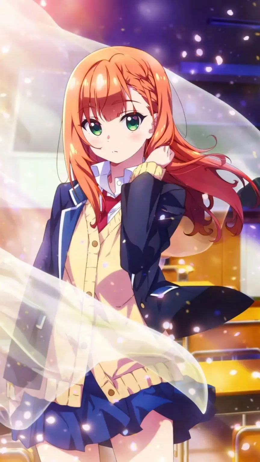 ai character: Azusa Kannawa background